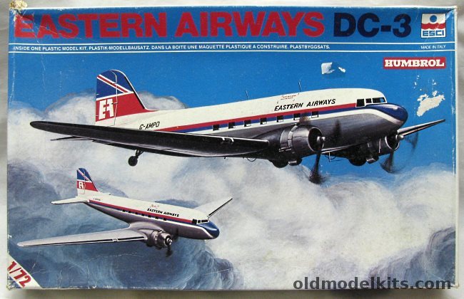 ESCI 1/72 Douglas DC-3 - Eastern Airways, 9014 GB plastic model kit